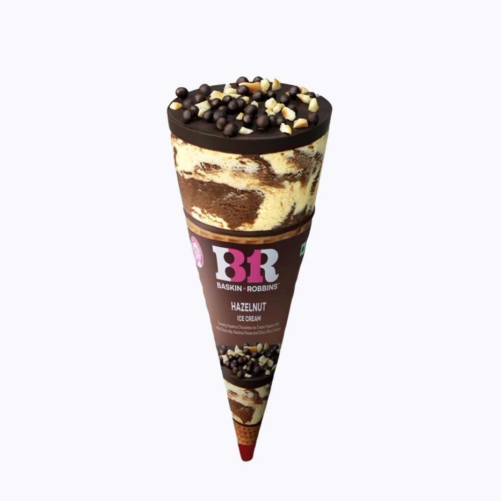 Hazelnut Ice Cream Cone