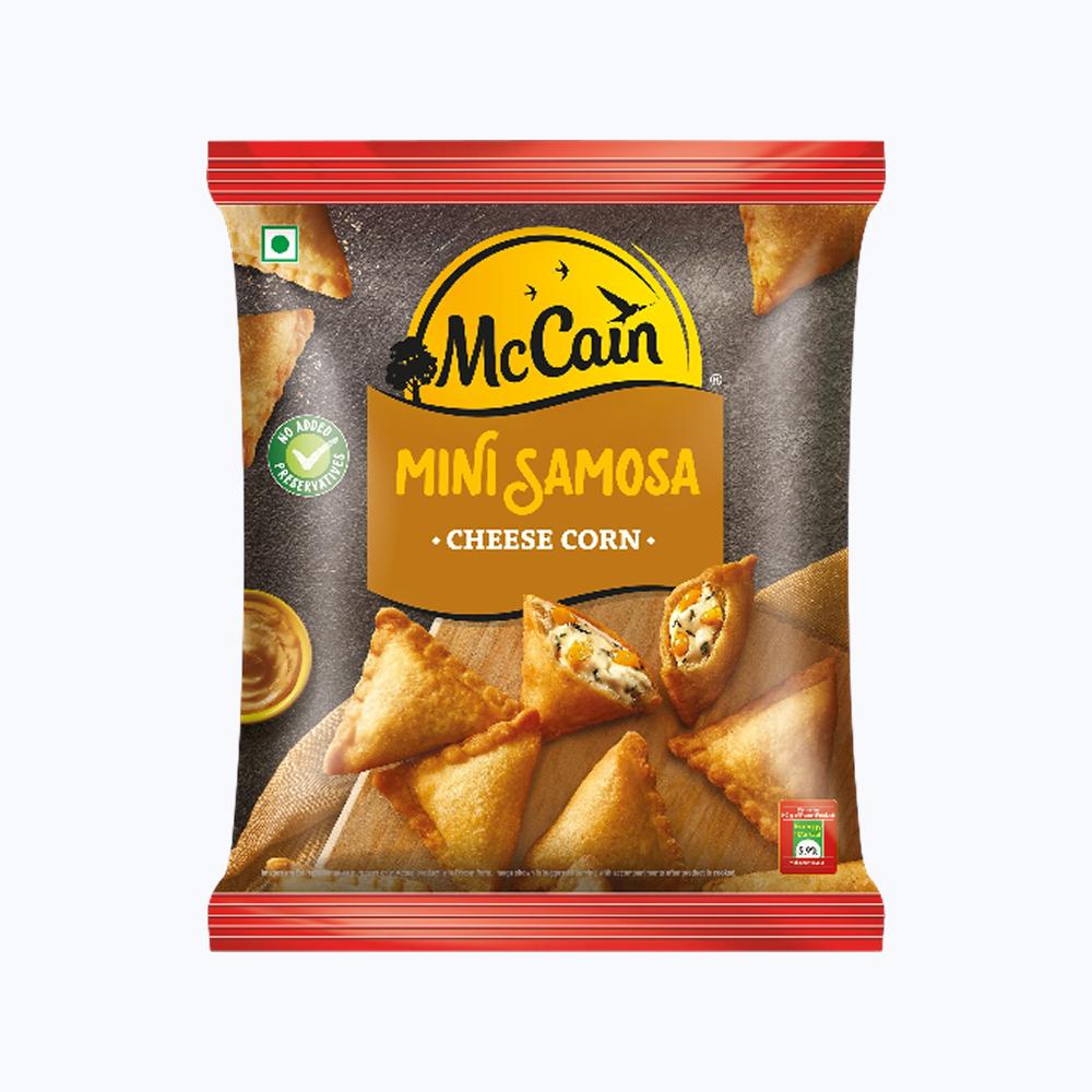 Cheese Corn Mini Samosa (Frozen)